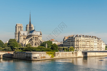 蓝色的寺庙观光法国巴黎大教堂圣母法国图片