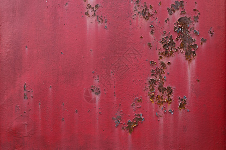锈风化红色的旧金属底料有磨面的旧金属底板纹理图片