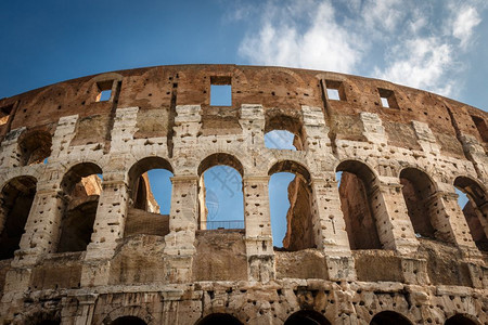 Colosseum或Coliseum亦称FlavianAmphitheatre罗马意大利地标体育馆结构图片