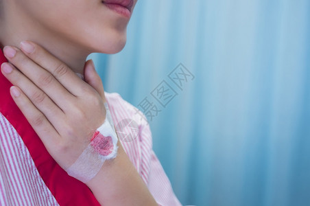 甲状腺病患者喉咙痛图片