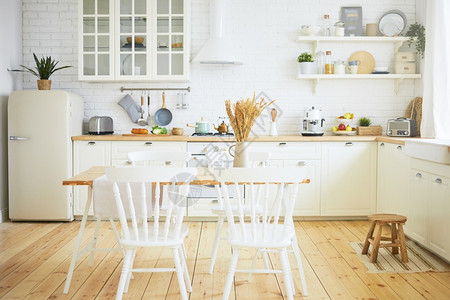 现代的家庭厨房美丽照片现代家庭厨房的美丽照片桌子国内的图片