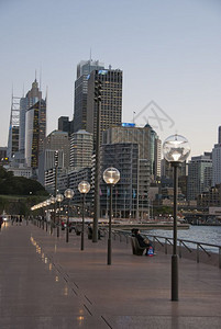 公园交通桥澳大利亚新南威尔士州悉尼夜间港湾图片