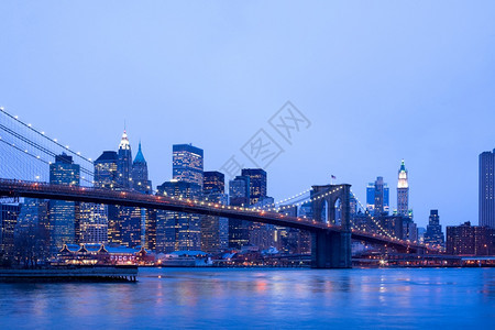 旅行建筑物美国纽约州市曼哈顿东河和市中心天线上的布鲁克林大桥美国纽约州市曼哈顿户外图片
