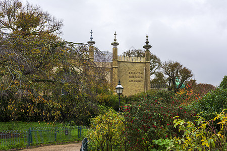 英国布莱顿赖博物馆和艺术画廊的外部景观英国布莱顿博物馆和艺术画廊的外部景观文化历史的欧洲图片