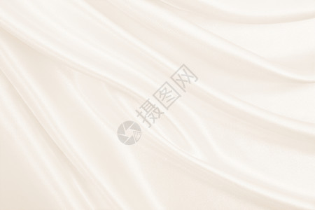 平滑优雅的金丝绸或席边奢华布质料可用作婚礼背景彩色设计用在SepiatonedRetro风格上版税新的织物背景图片