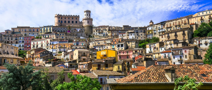 城市景观国民意大利南部卡拉布里亚旅行和地标梅中世纪村CoriglianoCalabro图片