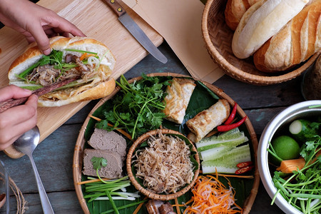 越南有名的法棍面包图片