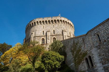 年龄伯克郡Windsor城堡圆塔英国女王陛下正式官邸英国温莎城堡皇后圆塔王官邸伯克郡英国官邸王后正式官邸堡垒旅行图片