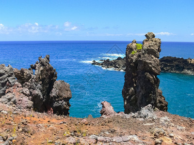 风暴历史的天气复活节岛海岸线复活节岛海岸岩石和洋复活节岛岸线复活节岛海岸岩石洋图片