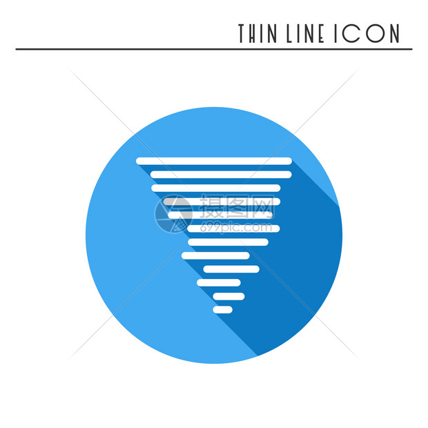 简单的飓风线图标天气符号象预报设计元素模板用于移动应程序web和小部件矢量线图标孤立插平面志徽飓风线简单图天气符号象预报设计元素图片