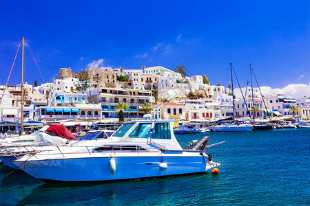 建筑学户外物纳克索斯岛希腊热门旅游景点海洋和老旧城镇图片