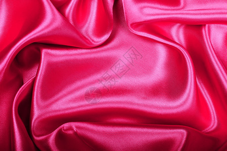 紫丁香感平滑优雅红色丝绸或纹质可用作背景织物图片