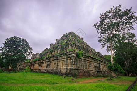 文明建筑学高棉王朝古老的城堡集团过去高棉王国旅行图片