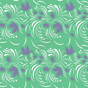 喜欢草地小多色花朵的形态白色背景本紫花原背景时装印刷品模板优雅花卉风格粉纹图案鲜印得天衣无缝模式的图片