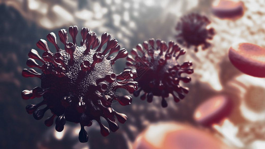 细胞疫苗人体背景的科学微生物概念爆发流行病医学健康毒感染研究3D显示三维病菌感染的图解生物微学概念图片
