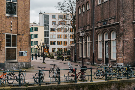 中央阿姆斯特丹市风景荷兰阿姆斯特丹首都排图片