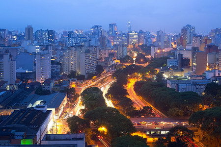 市中心天线和巴西圣保罗德马约23号大道天堂美国运动图片