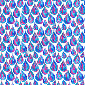水彩画打印雨滴无缝图案手绘抽象多彩现代纹理用于表面设计纺织品包装纸壁手机壳印刷织物水彩雨滴无缝图案手绘抽象现代纹理用于表面设计手图片