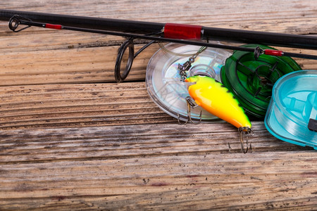 抓住稻草在干茎背景上钓鱼的渔具一种用于捕鱼业务的牛鹦鹉小灯设计模板网络海报贺卡等贮存图片