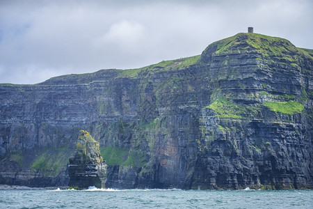 自然冒险爱尔兰克拉县莫赫断崖的船天图片