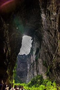 走桥梁关键词区长水峡谷Difeng的WulongKarst石灰岩层这是武龙家世界自然遗产的重要组成部分图片