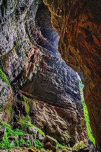 目的地长水峡谷Difeng的WulongKarst石灰岩层这是武龙家世界自然遗产的重要组成部分公园亚洲图片