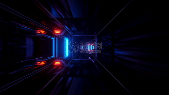 主题未来激光灯入口4kuhd3d插图背景高科技激光飞船插图背景优质的科幻图片