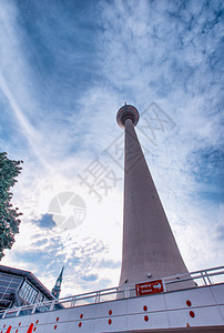 德国柏林的亚历山大广场塔运输血管城市景观图片