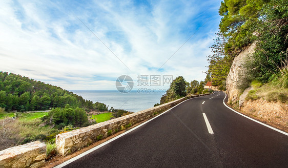 西班牙马洛卡岛南海岸沿公路塞拉精华马略卡岛图片