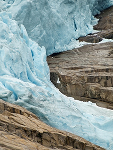 已知旅行最好的BriksdalsbreenBriksdalsbreen是Jostedalsbreen冰川中最容易到达和著名的冰川图片