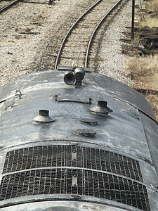旋转和铁路轨道背景图片