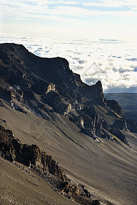 Haleakala国家公园 夏威夷毛伊岛悬崖照片岩石火山休眠图片