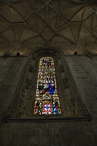 彩色玻璃窗教会窗户建筑宗教建筑学玻璃世界遗产假期照片风格图片
