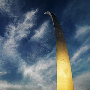 空军纪念纪念碑照片建筑学戏剧性军事纪念碑不锈钢低角度尖塔正方形纪念馆图片