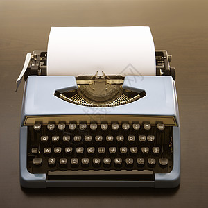 旧式打字机对象写作商业空白正方形作家块静物图片