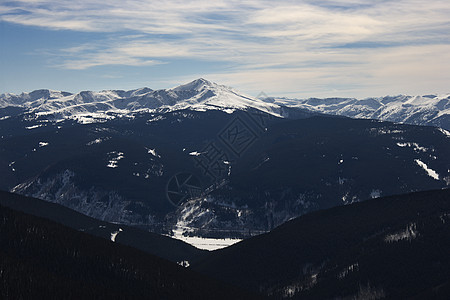 雪山和山谷季节地貌乡村自然界顶峰风景山脉农村照片水平图片