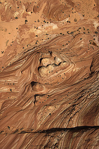 红岩沙漠地形高沙漠地质学地理风景土地鸟瞰图编队砂岩图片