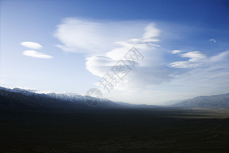 山区地貌鸟瞰图水平山脉风景视图天线自然界图片