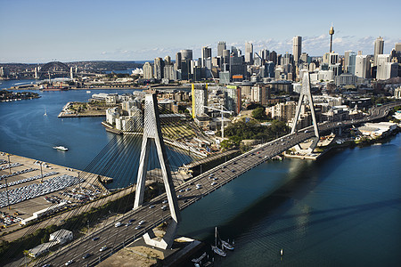 澳大利亚悉尼天际地标假期建筑天线摩天大楼城市运输旅行景观图片