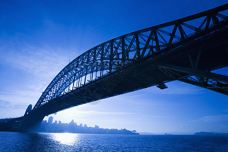 澳大利亚悉尼大桥景观蓝色建筑港口照片旅游地标旅行风光城市图片
