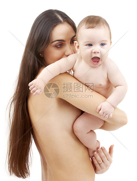 2 母亲手中的清洁婴儿图片