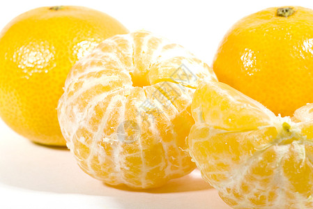 普通中达林水果白色绿色橙子肉质枝条晴天果汁维生素叶子图片