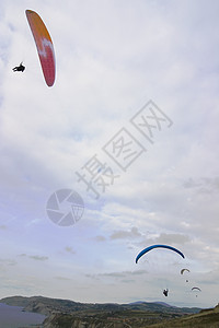 空降落伞快感天空运动潜水蓝色跳伞冒险航班伞兵竞争图片