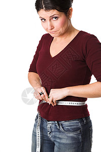 坏结果重量测量体重女性化腹部体型失败饮食厘米肥胖图片