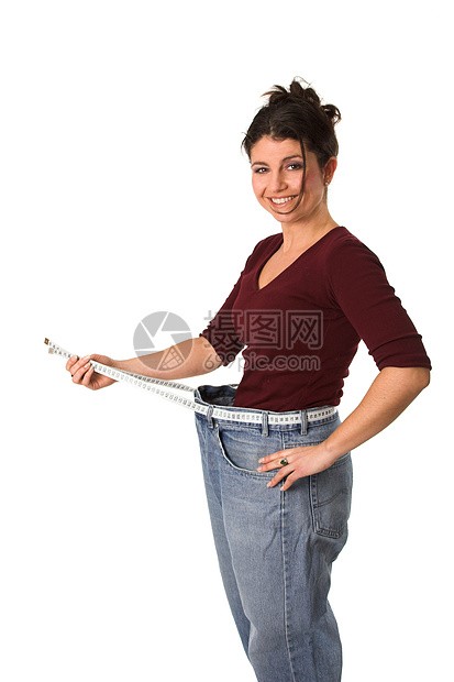 减负权重牛仔裤饮食问题减肥裤子女性化健康厘米重量女性图片
