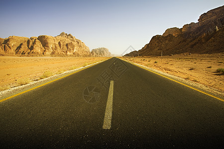 公路道路沥青沙漠荒野小路车道天空自由假期速度国家图片