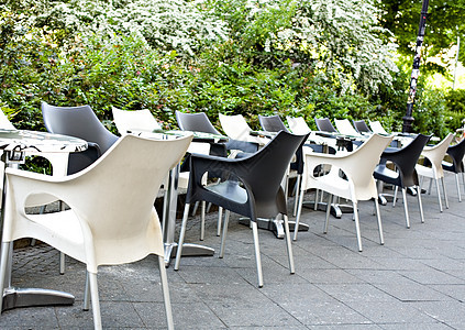 夏季咖啡馆座位餐厅花园早餐小吃店会议咖啡店扶手椅旅游阳光图片
