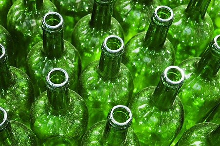 绿色绿瓶地窖反射玻璃脖子瓶子酿酒回收图片