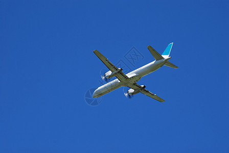 飞机旅行翅膀空气天空引擎螺旋桨背景图片