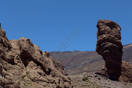 山岩石地形山麓全景沙漠侵蚀气象蓝色天空生态图片